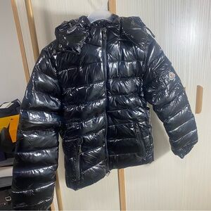 Moncler Glossy Black Puffer Coat